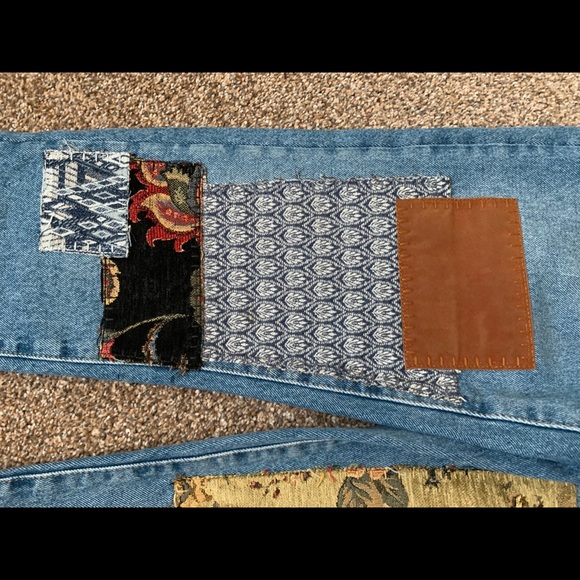 Free people jean tapestry patched - Picture 6 of 7